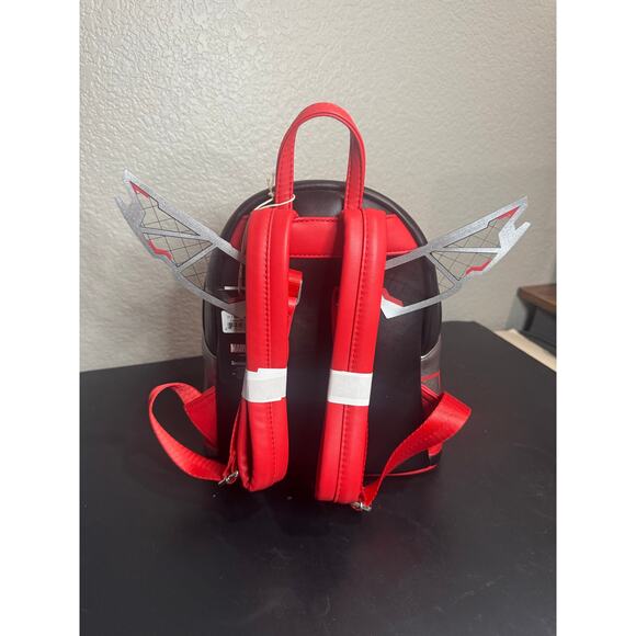 Loungefly Disney Marvel Falcon Folding Wings Cosplay Mini Backpack Bag NWT main image 4